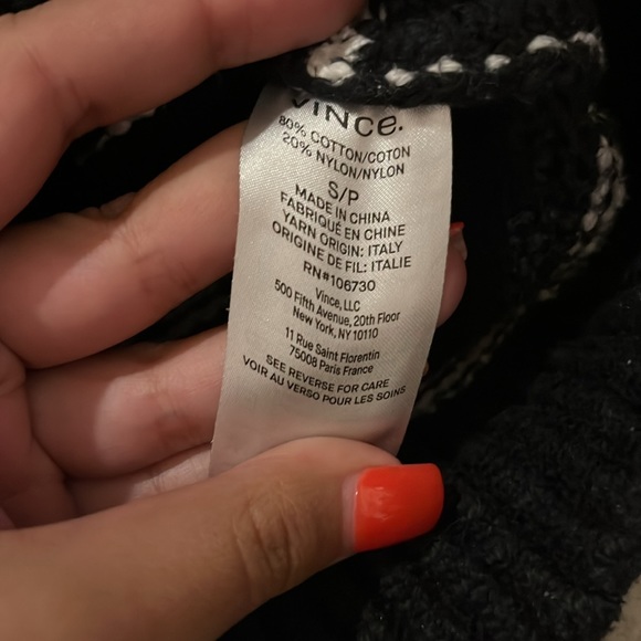 Vince cotton blend sweater - Picture 3 of 4